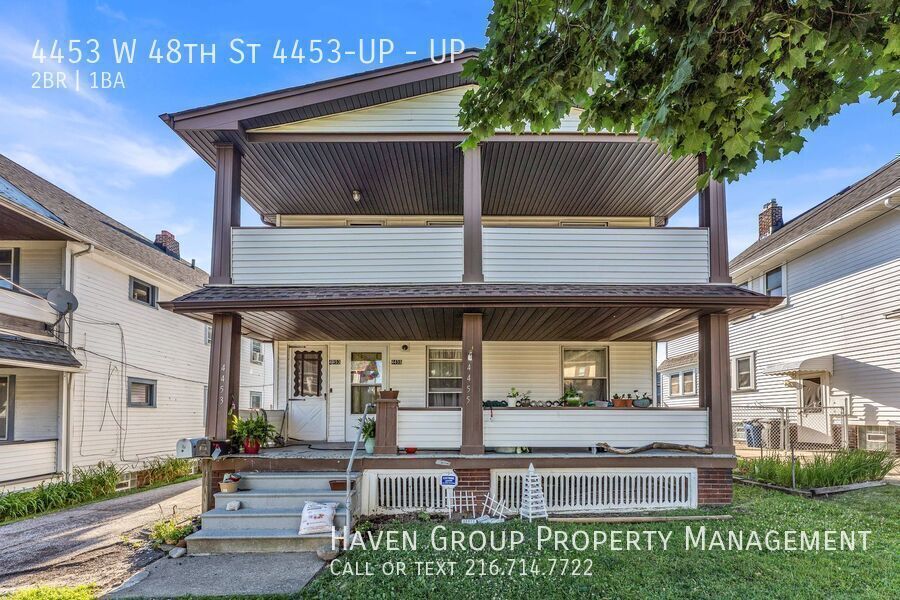 4453 W 48th St | UP, Cleveland, Ohio, 44144 - Spacious 2-bed 1-bath multi-family home! property image