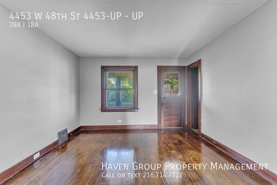 4453 W 48th St | UP, Cleveland, Ohio, 44144 - Spacious 2-bed 1-bath multi-family home! property image