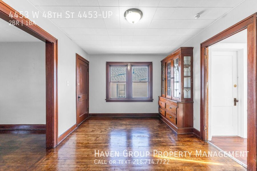 4453 W 48th St | UP, Cleveland, Ohio, 44144 - Spacious 2-bed 1-bath multi-family home! property image