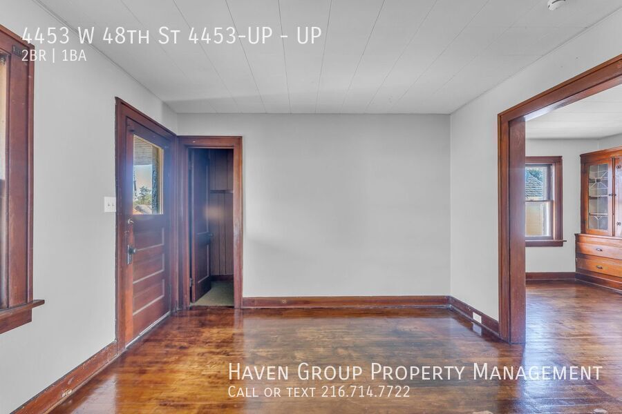 4453 W 48th St | UP, Cleveland, Ohio, 44144 - Spacious 2-bed 1-bath multi-family home! property image