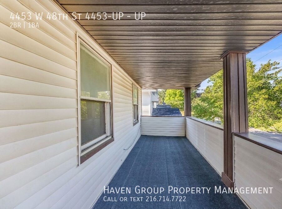 4453 W 48th St | UP, Cleveland, Ohio, 44144 - Spacious 2-bed 1-bath multi-family home! property image