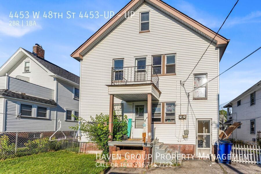 4453 W 48th St | UP, Cleveland, Ohio, 44144 - Spacious 2-bed 1-bath multi-family home! property image