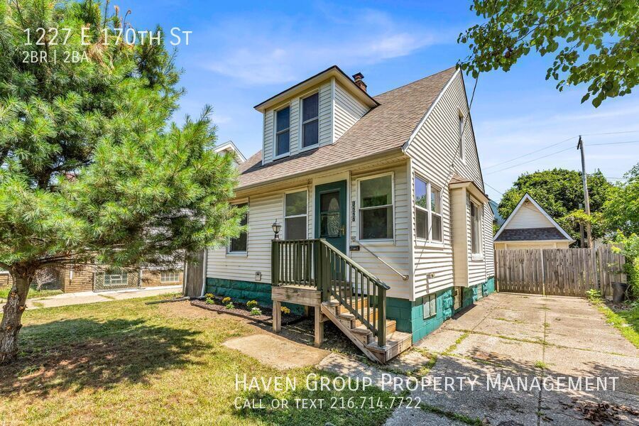 1227 E 170th St, Cleveland, OH 44110 - Spacious 2-bed 2-bath single-family home! property image