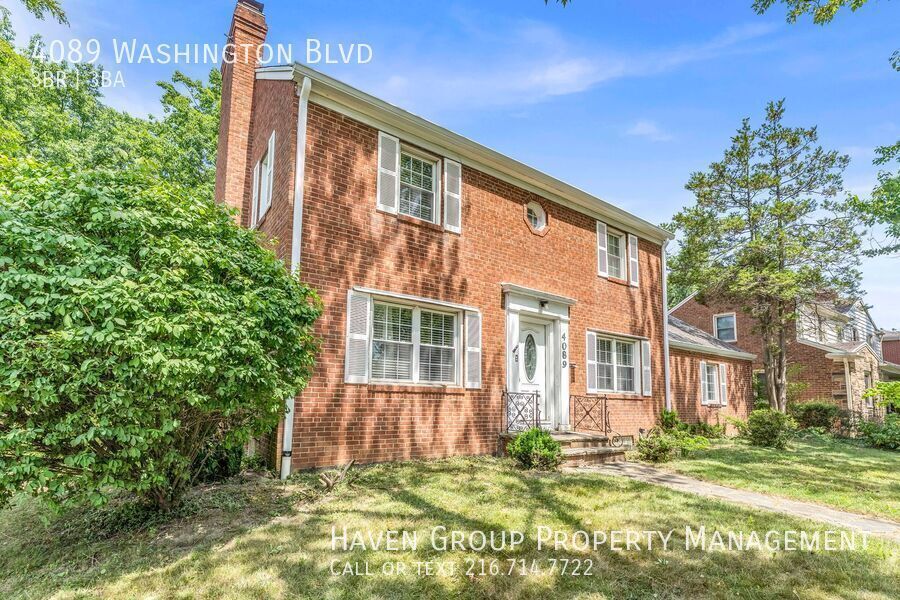4089 Washington Blvd, University Hts, OH 44118- Spacious 3-bed 2.5-bath single-family home! property image