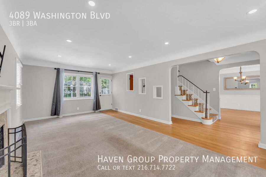 4089 Washington Blvd, University Hts, OH 44118- Spacious 3-bed 2.5-bath single-family home! property image
