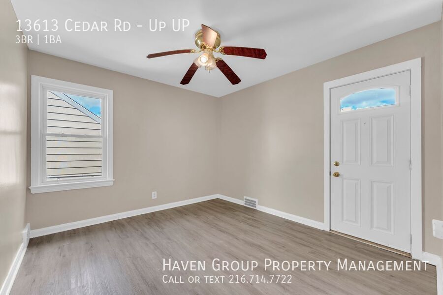 13613 Cedar Rd | UP, University Heights, OH 44118- Spacious 3-bed 1-bath multi-family home! property image