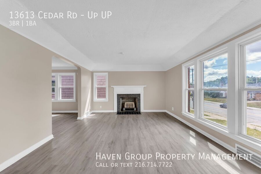 13613 Cedar Rd | UP, University Heights, OH 44118- Spacious 3-bed 1-bath multi-family home! property image