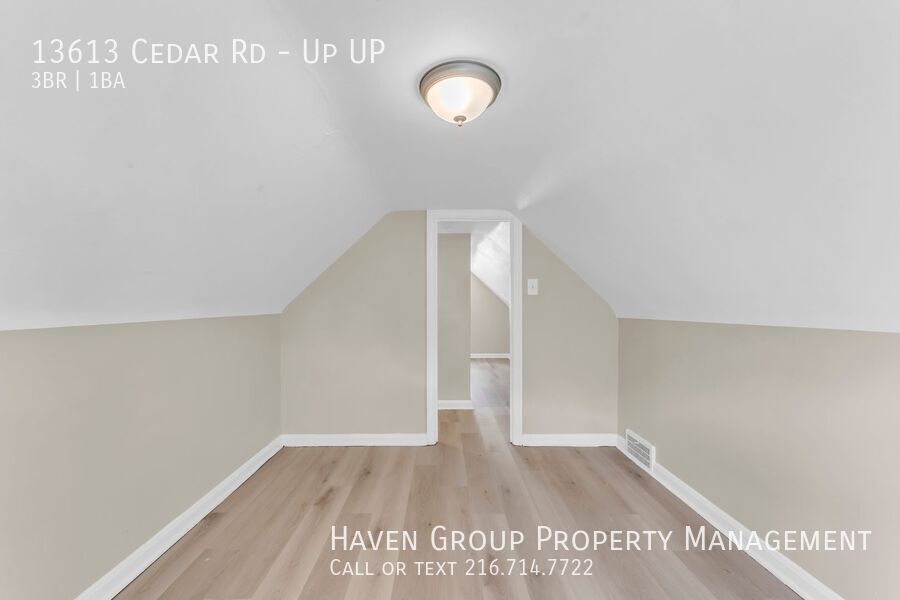 13613 Cedar Rd | UP, University Heights, OH 44118- Spacious 3-bed 1-bath multi-family home! property image