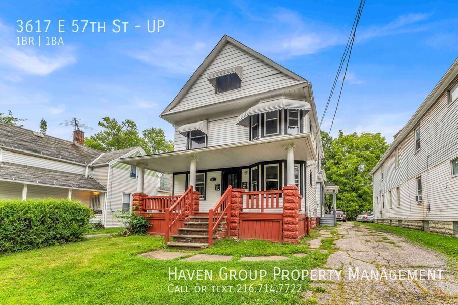 3617 E 57th St | UP, Cleveland, OH 44105 - Spacious 1-bed 1-bath multi-family home! Cash-only applicants; CMHA/Section 8 is not accepted. property image