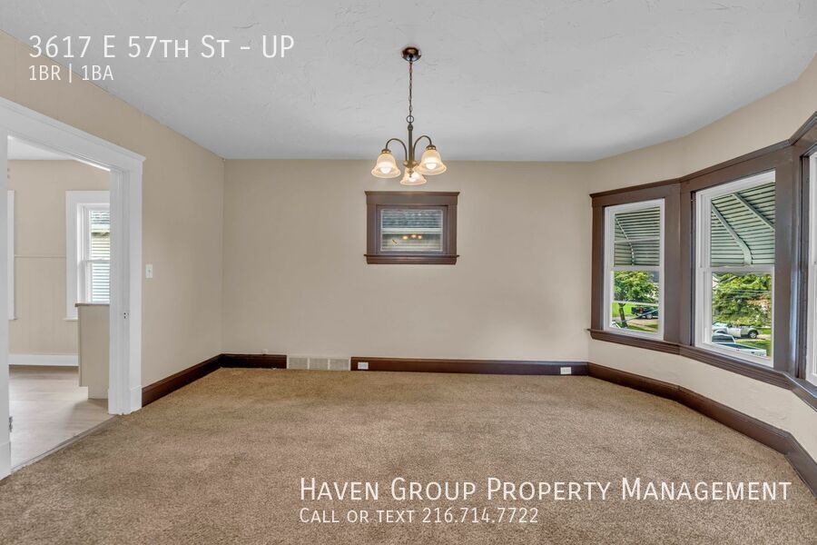 3617 E 57th St | UP, Cleveland, OH 44105 - Spacious 1-bed 1-bath multi-family home! Cash-only applicants; CMHA/Section 8 is not accepted. property image