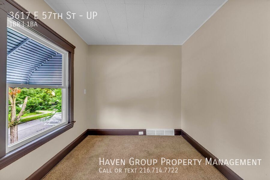 3617 E 57th St | UP, Cleveland, OH 44105 - Spacious 1-bed 1-bath multi-family home! Cash-only applicants; CMHA/Section 8 is not accepted. property image