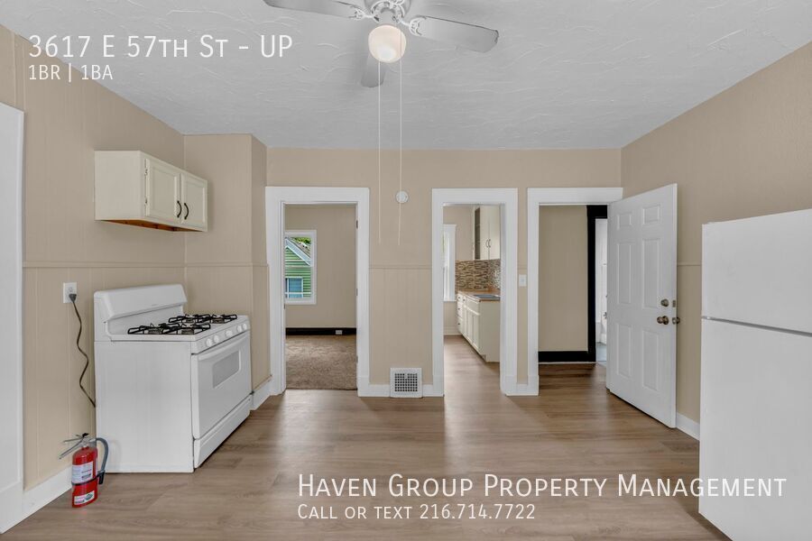 3617 E 57th St | UP, Cleveland, OH 44105 - Spacious 1-bed 1-bath multi-family home! Cash-only applicants; CMHA/Section 8 is not accepted. property image