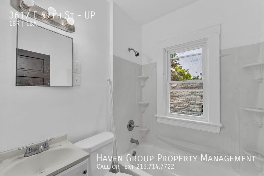 3617 E 57th St | UP, Cleveland, OH 44105 - Spacious 1-bed 1-bath multi-family home! Cash-only applicants; CMHA/Section 8 is not accepted. property image