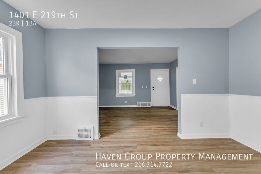 1401 E 219th St, Euclid, OH 44117- Spacious 2-bed 1-bath single-family home!  property image