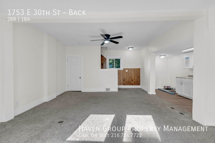 1753 E 30th St | Back, Lorain, OH 44055 - Spacious 2-bed 1-bath multi-family home! property image