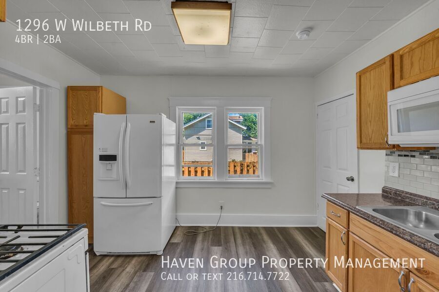 1296 W Wilbeth Rd, Akron, OH 44314- Spacious 4-bed 2-bath single-family home!  property image