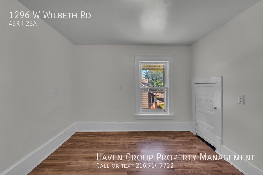 1296 W Wilbeth Rd, Akron, OH 44314- Spacious 4-bed 2-bath single-family home!  property image