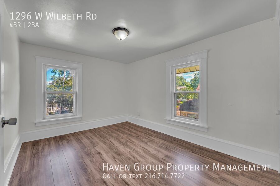 1296 W Wilbeth Rd, Akron, OH 44314- Spacious 4-bed 2-bath single-family home!  property image