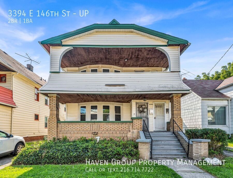 3394 E 146th St | UP, Cleveland, OH 44120 - Spacious 2-bed 1-bath multi-family home! property image