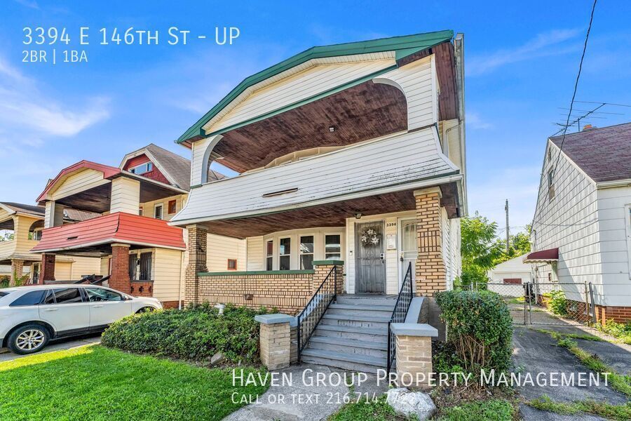 3394 E 146th St | UP, Cleveland, OH 44120 - Spacious 2-bed 1-bath multi-family home! property image