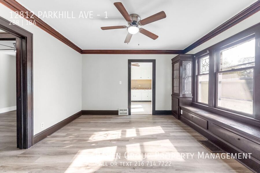 12812 Parkhill Ave | DN, Cleveland, OH 44120 - Spacious 2-bed 1-bath multi-family home! property image