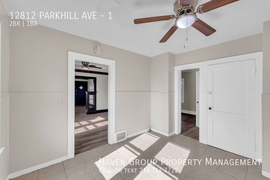 12812 Parkhill Ave | DN, Cleveland, OH 44120 - Spacious 2-bed 1-bath multi-family home! property image