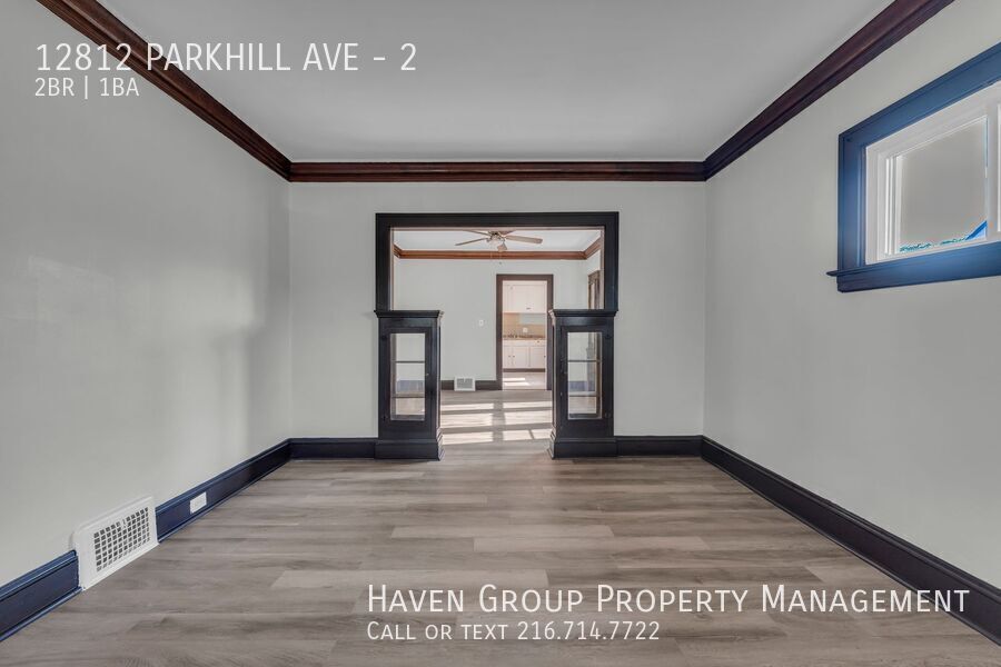 12812 Parkhill Ave | UP, Cleveland, OH 44120 - Spacious 2-bed 1-bath multi-family home! property image