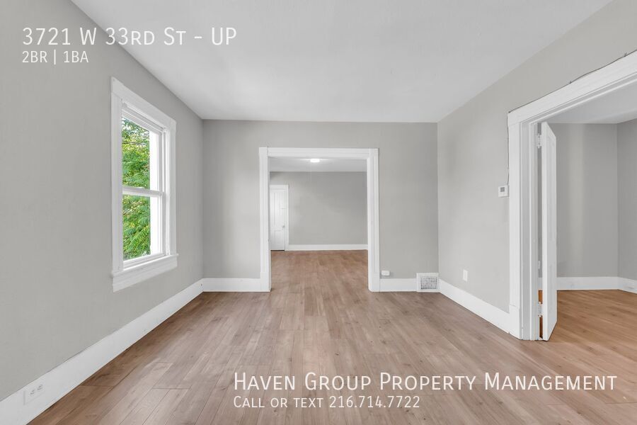 3721 W 33rd St | UP, Cleveland, OH 44109 - Spacious 2-bed 1-bath multi-family home! property image