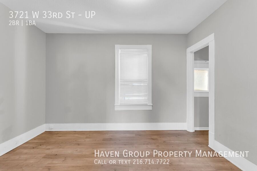 3721 W 33rd St | UP, Cleveland, OH 44109 - Spacious 2-bed 1-bath multi-family home! property image