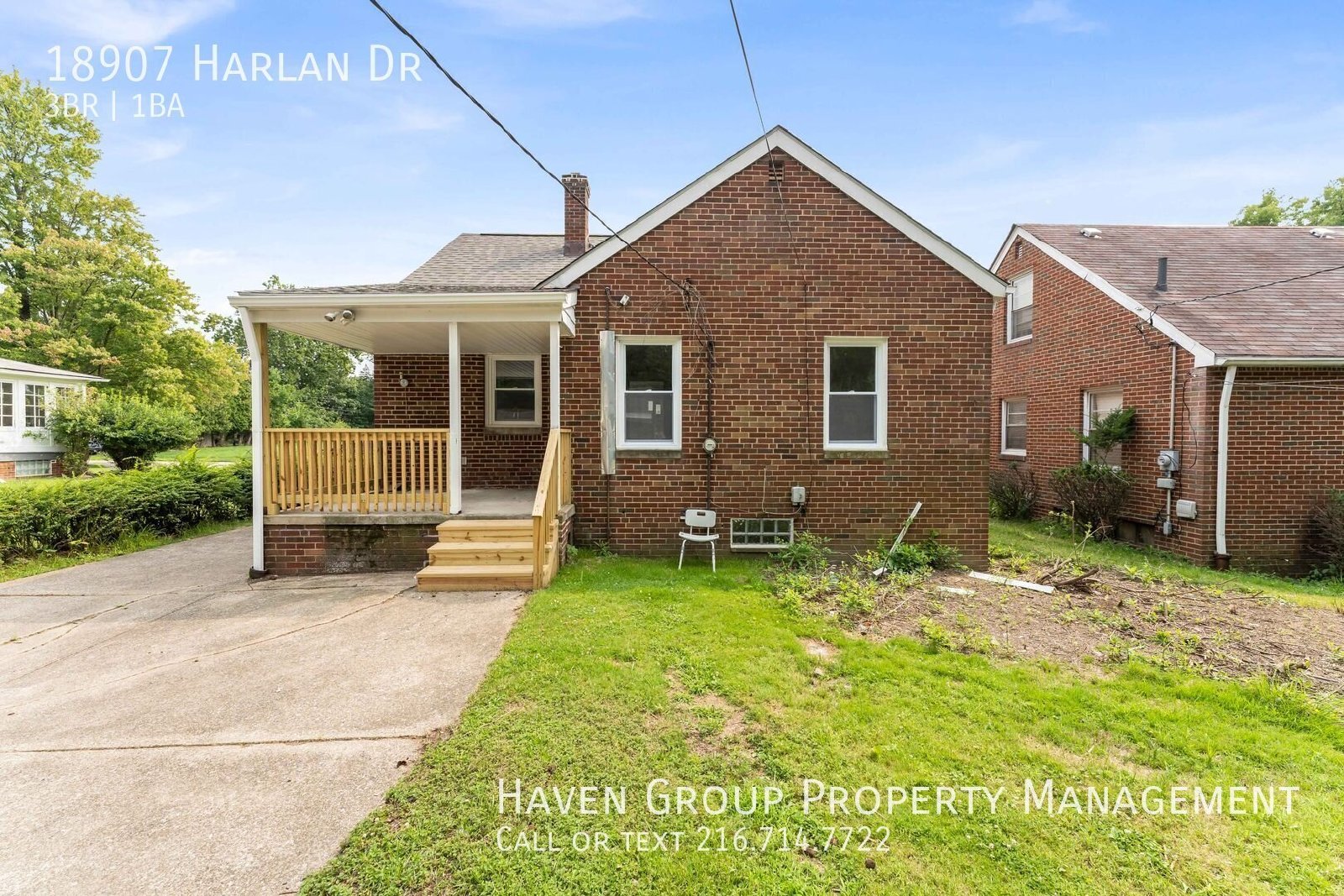 18907 Harlan Dr, Maple Heights, OH 44137- Spacious 3-bed 1-bath single-family home!  property image