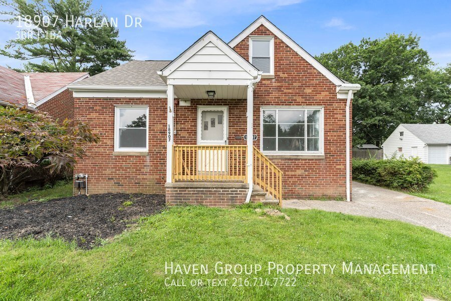 18907 Harlan Dr, Maple Heights, OH 44137- Spacious 3-bed 1-bath single-family home!  property image