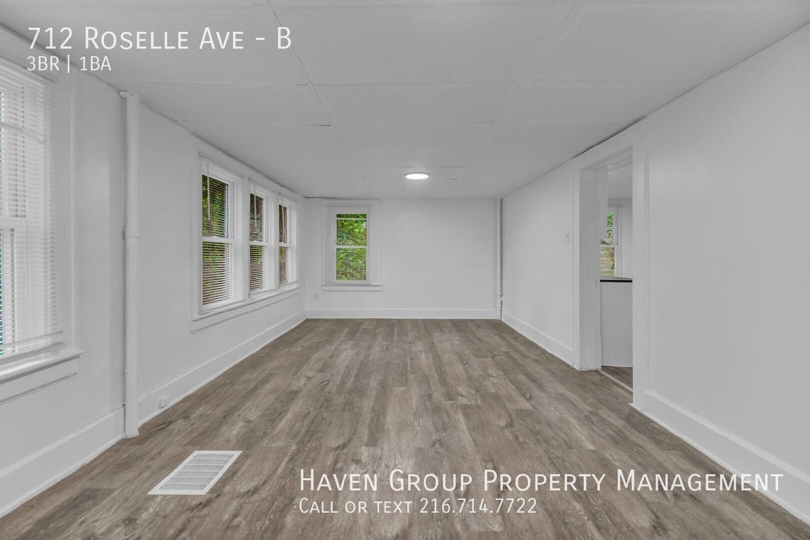 712 Roselle Ave | Unit B, Akron, OH 44307 - Spacious 3-bed 1-bath multi-family home! property image