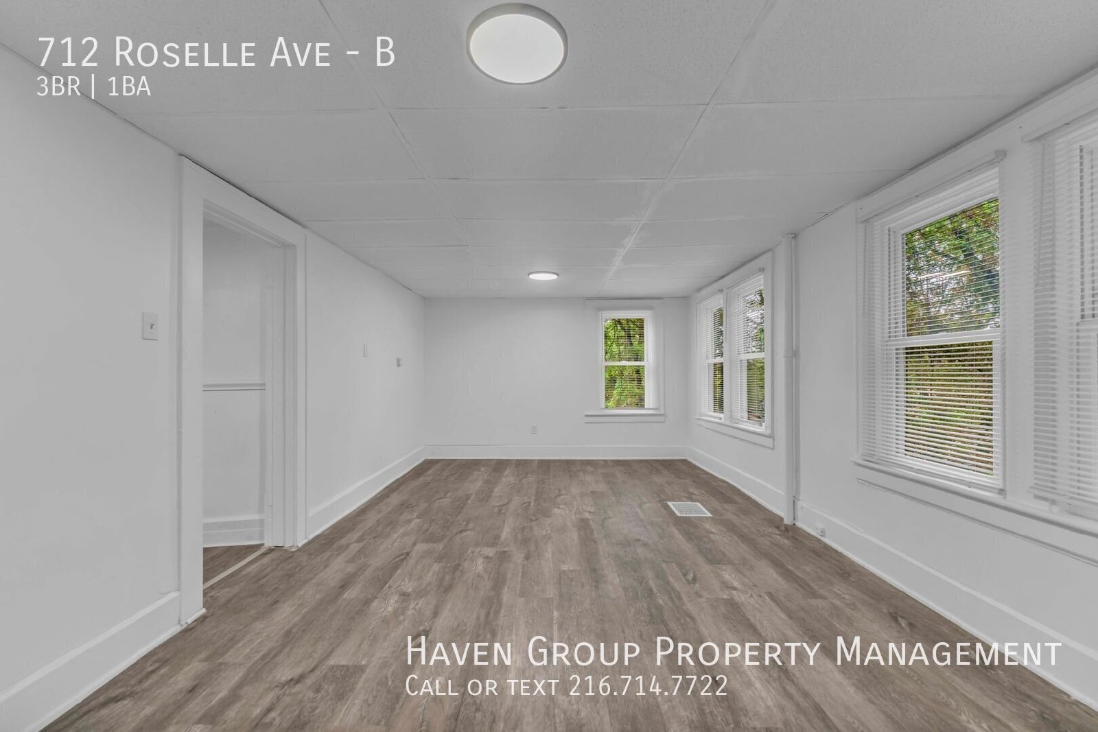 712 Roselle Ave | Unit B, Akron, OH 44307 - Spacious 3-bed 1-bath multi-family home! property image