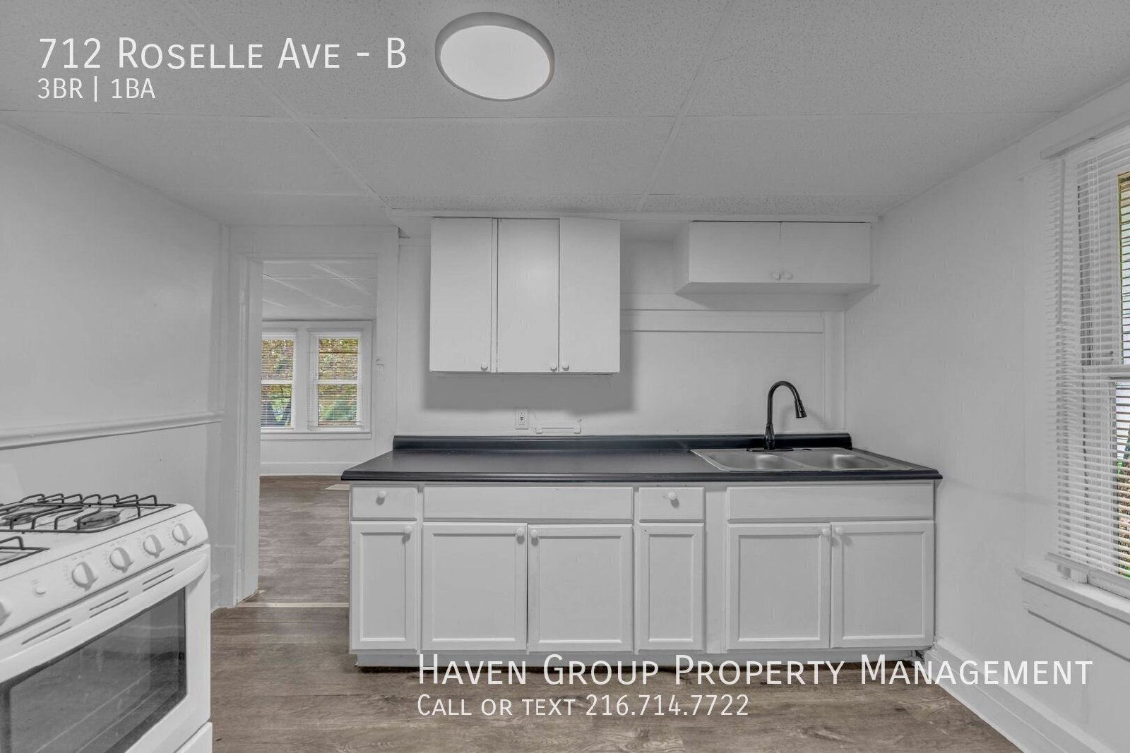 712 Roselle Ave | Unit B, Akron, OH 44307 - Spacious 3-bed 1-bath multi-family home! property image