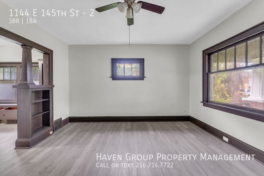 1146 E 145th St Cleveland, Ohio, 44110 - Spacious 3-bed 1-bath multi-family home! property image