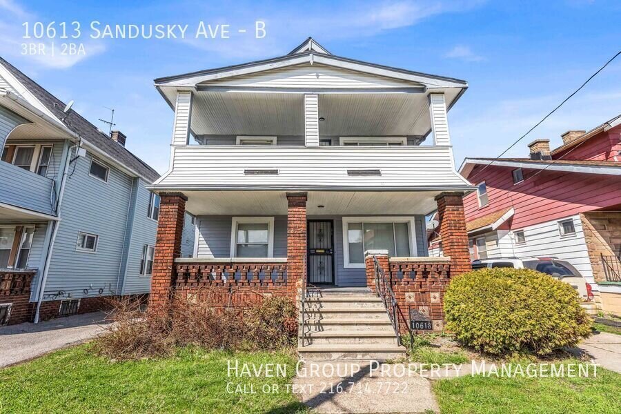 Now Leasing: 10613 Sandusky Ave, Unit B, Cleveland, OH 44105 | 3BR/2BA with Private Loft Suite & 2-Car Garage. property image