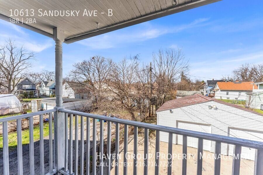 Now Leasing: 10613 Sandusky Ave, Unit B, Cleveland, OH 44105 | 3BR/2BA with Private Loft Suite & 2-Car Garage. property image