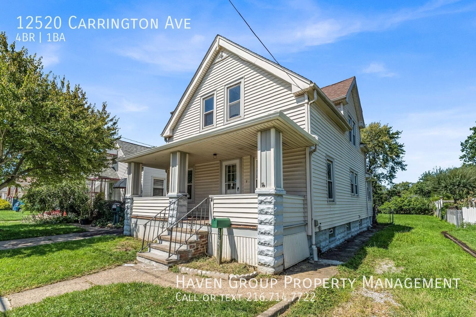12520 Carrington Ave, Cleveland, OH 44135- Spacious 4-bed 1-bath single-family home!  property image