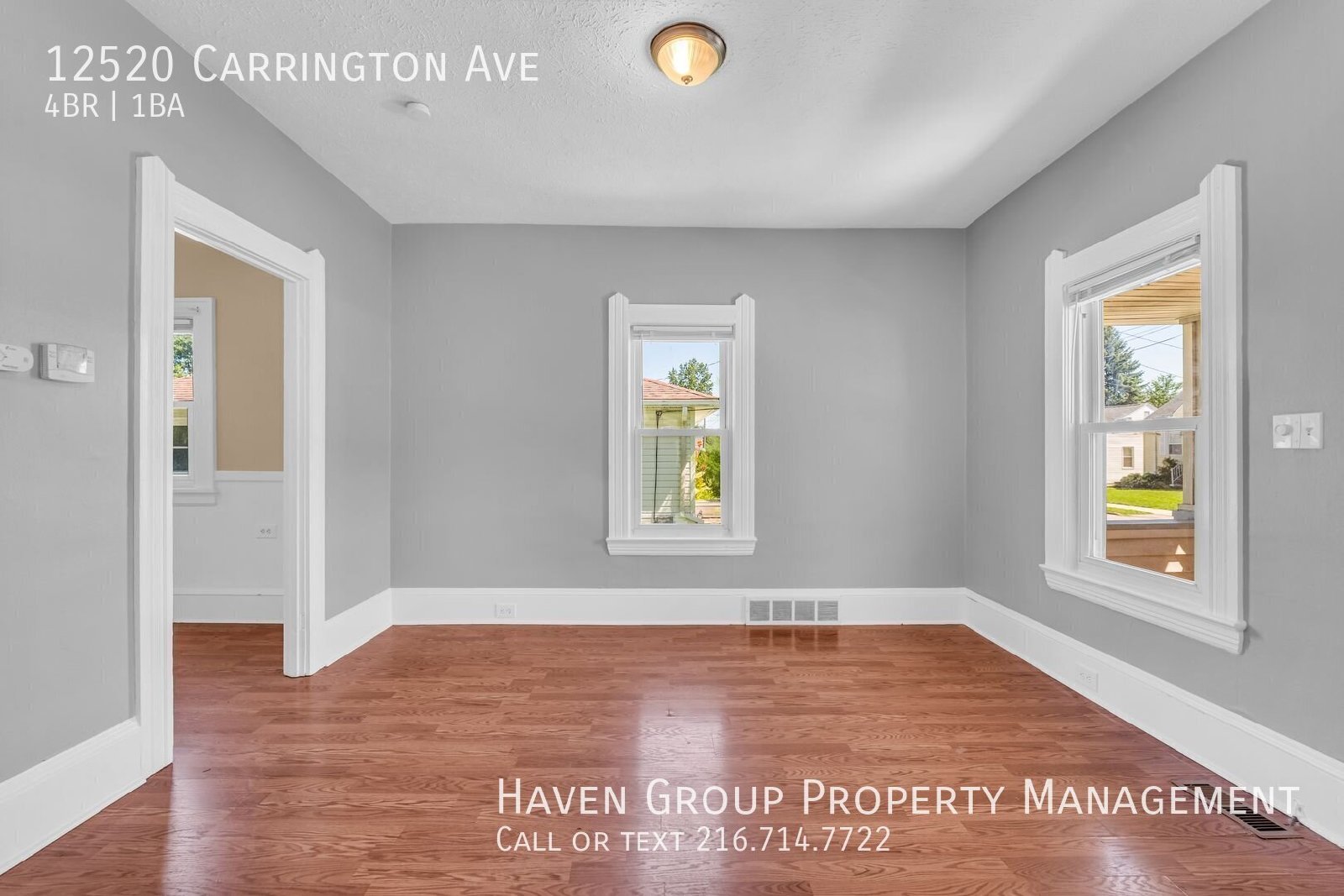 12520 Carrington Ave, Cleveland, OH 44135- Spacious 4-bed 1-bath single-family home!  property image