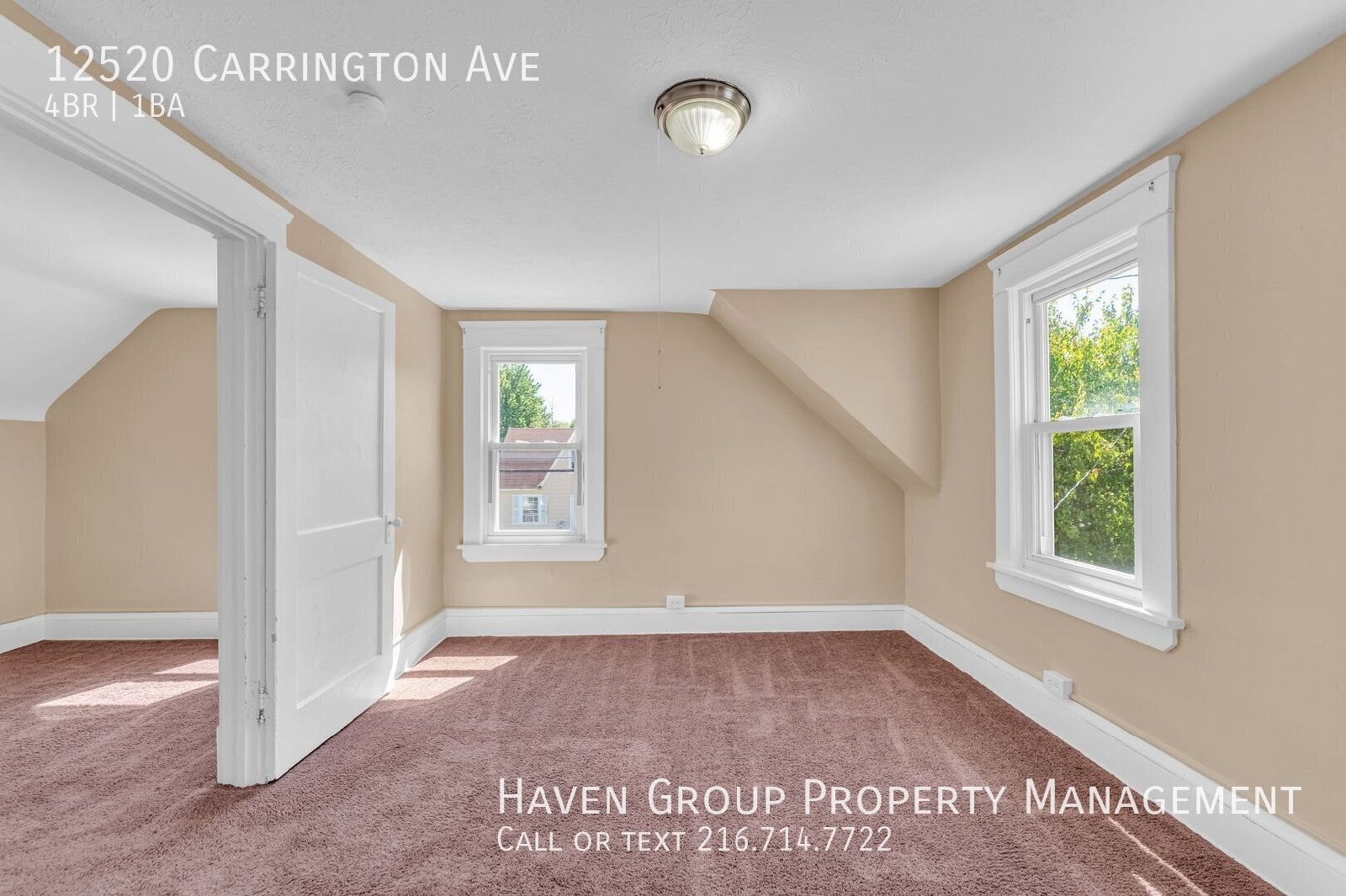 12520 Carrington Ave, Cleveland, OH 44135- Spacious 4-bed 1-bath single-family home!  property image