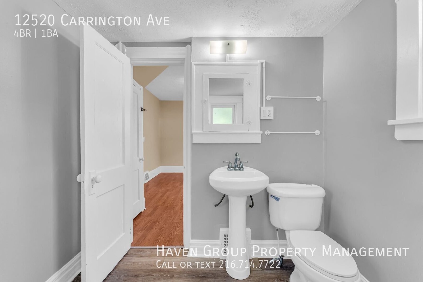 12520 Carrington Ave, Cleveland, OH 44135- Spacious 4-bed 1-bath single-family home!  property image