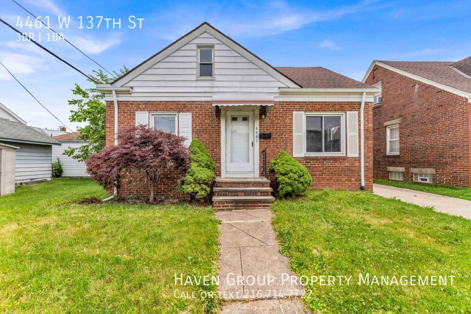 4461 W 137th St, Cleveland, OH 44135 - Spacious 3-bed 1-bath single-family home!  property image