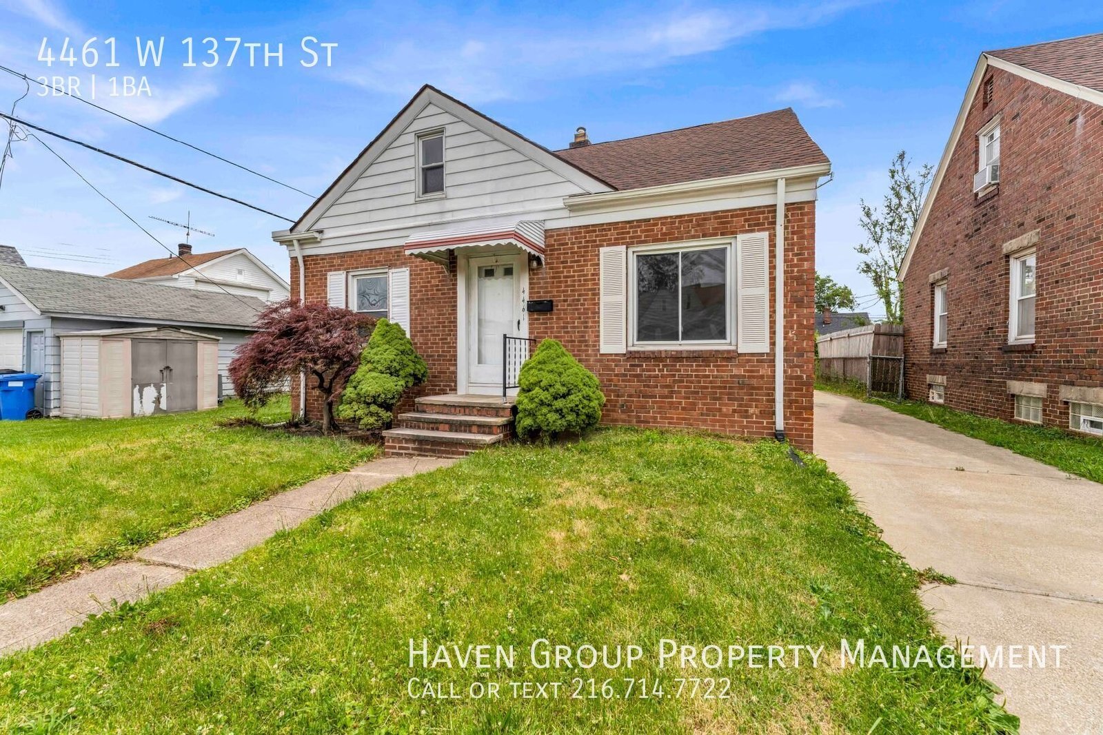 4461 W 137th St, Cleveland, OH 44135 - Spacious 3-bed 1-bath single-family home!  property image