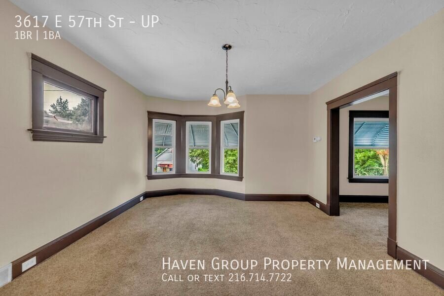 3617 E 57th St | UP, Cleveland, OH 44105 - Spacious 1-bed 1-bath multi-family home! property image
