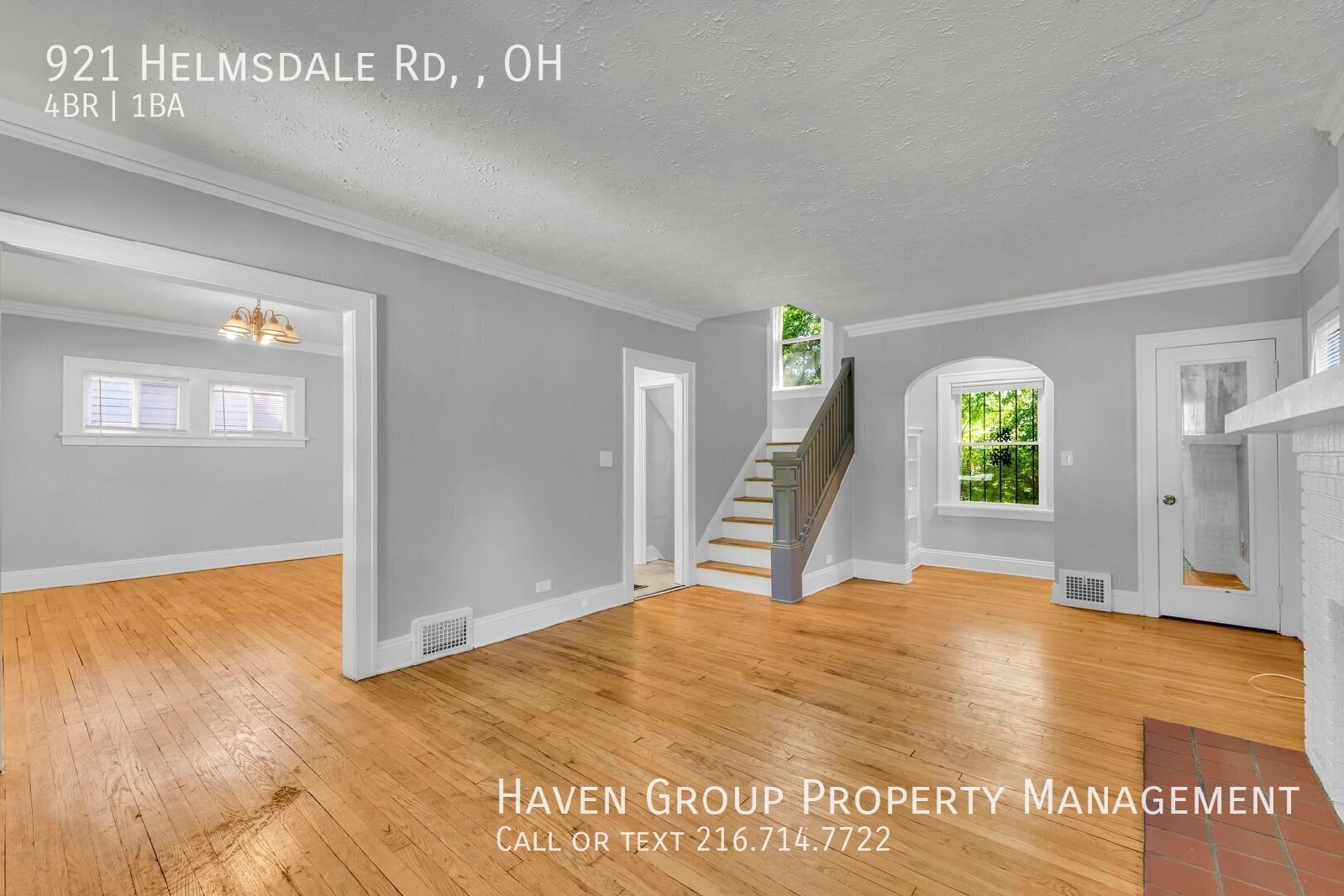 921 Helmsdale Rd, Cleveland Heights, OH 44112- Spacious 4-bed 1-bath single-family home!  property image