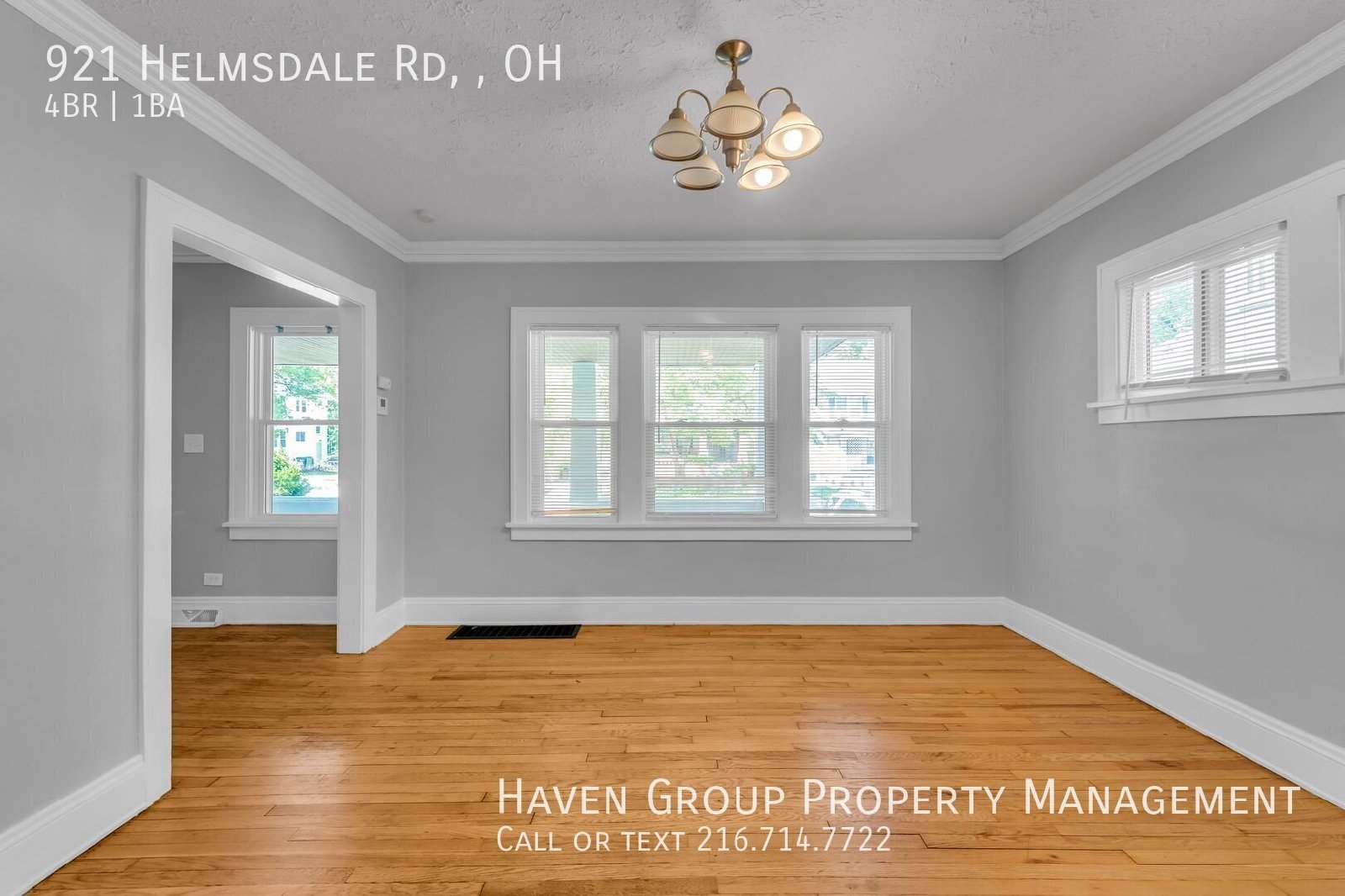921 Helmsdale Rd, Cleveland Heights, OH 44112- Spacious 4-bed 1-bath single-family home!  property image