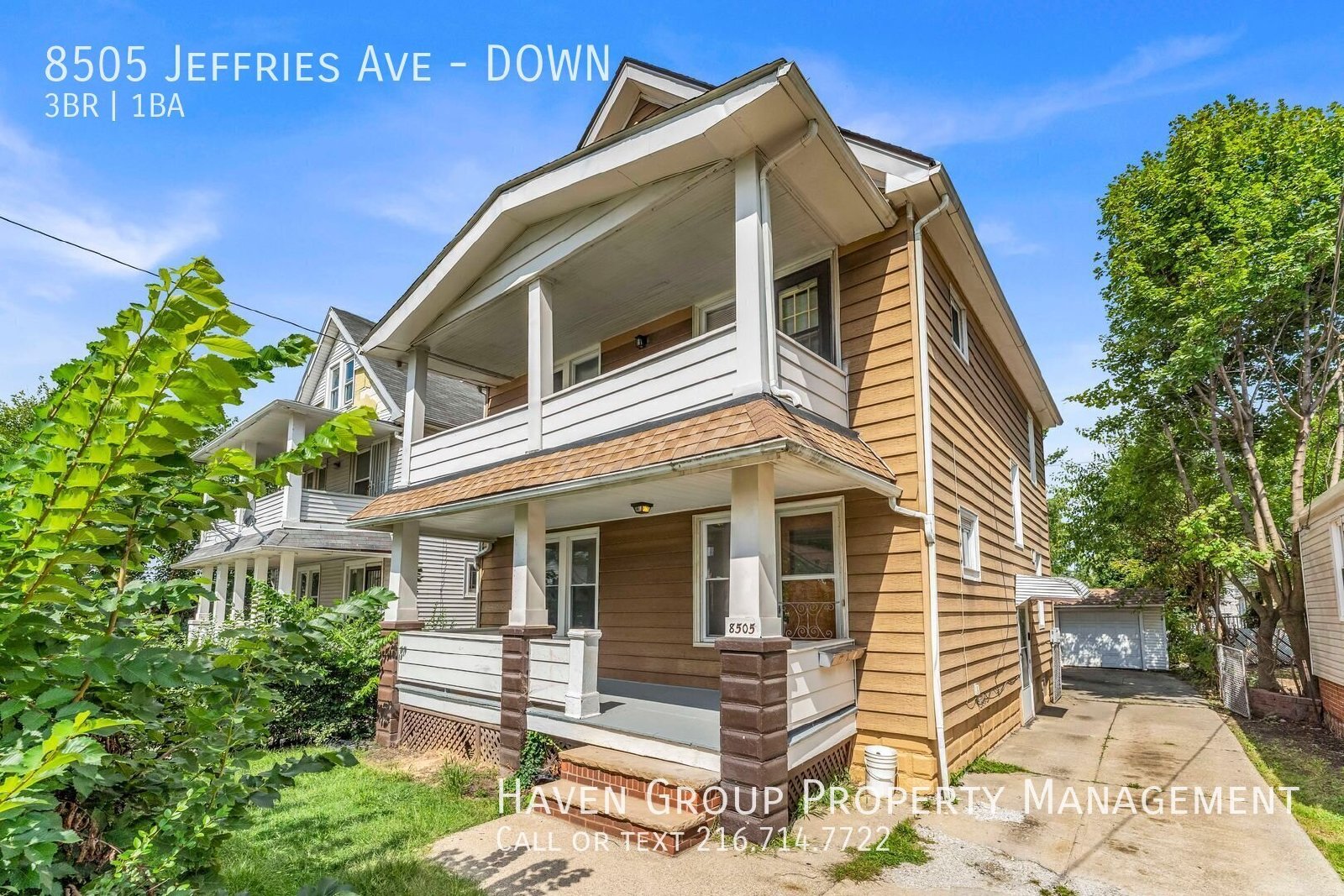 8505 Jeffries Ave | DN, Cleveland, OH 44105 - Spacious 3-bed 1-bath multi-family home! property image