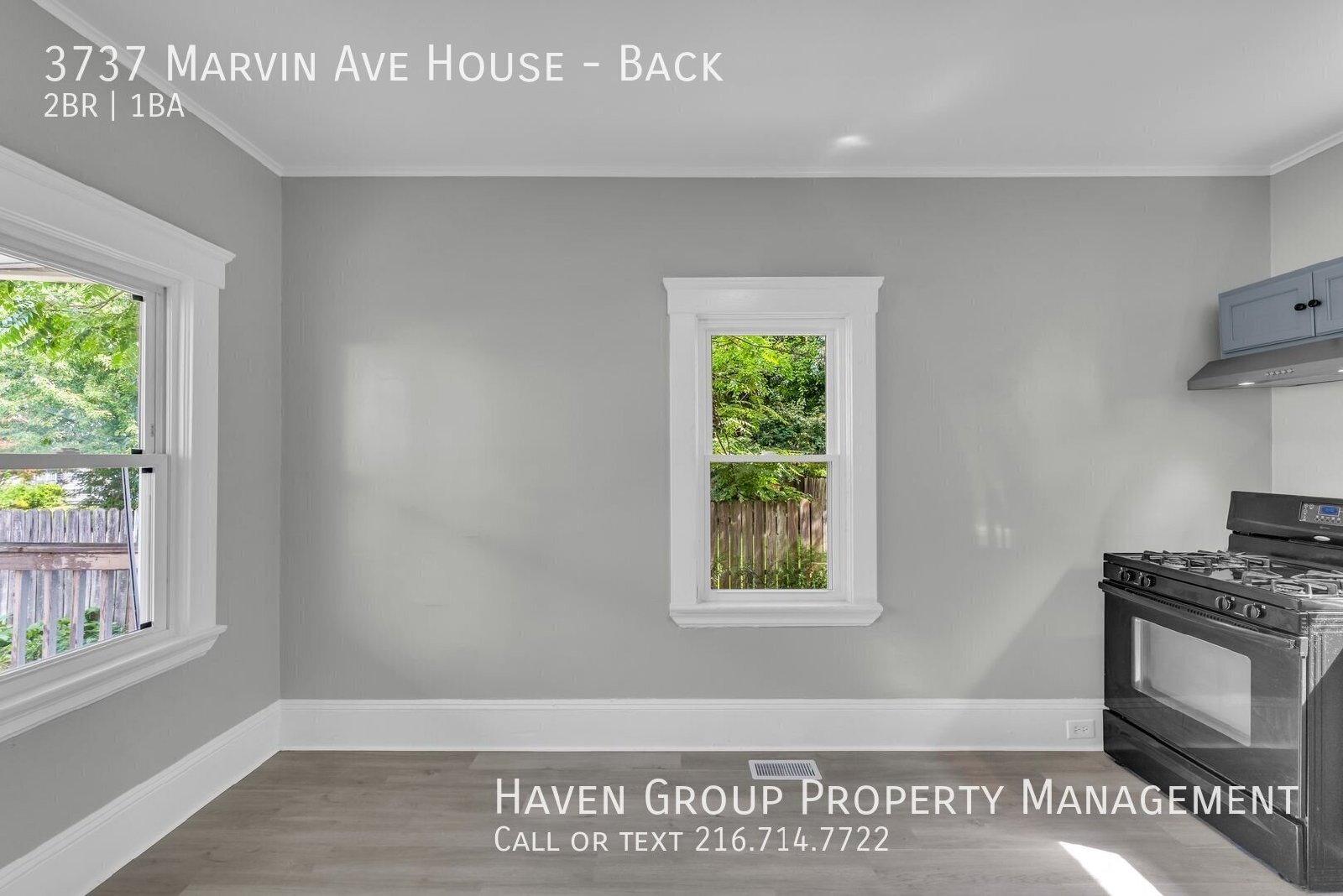 3735 (3737) Marvin Ave | Back House, Cleveland, OH 44109 - Spacious 2-bed 1-bath multi-family property image