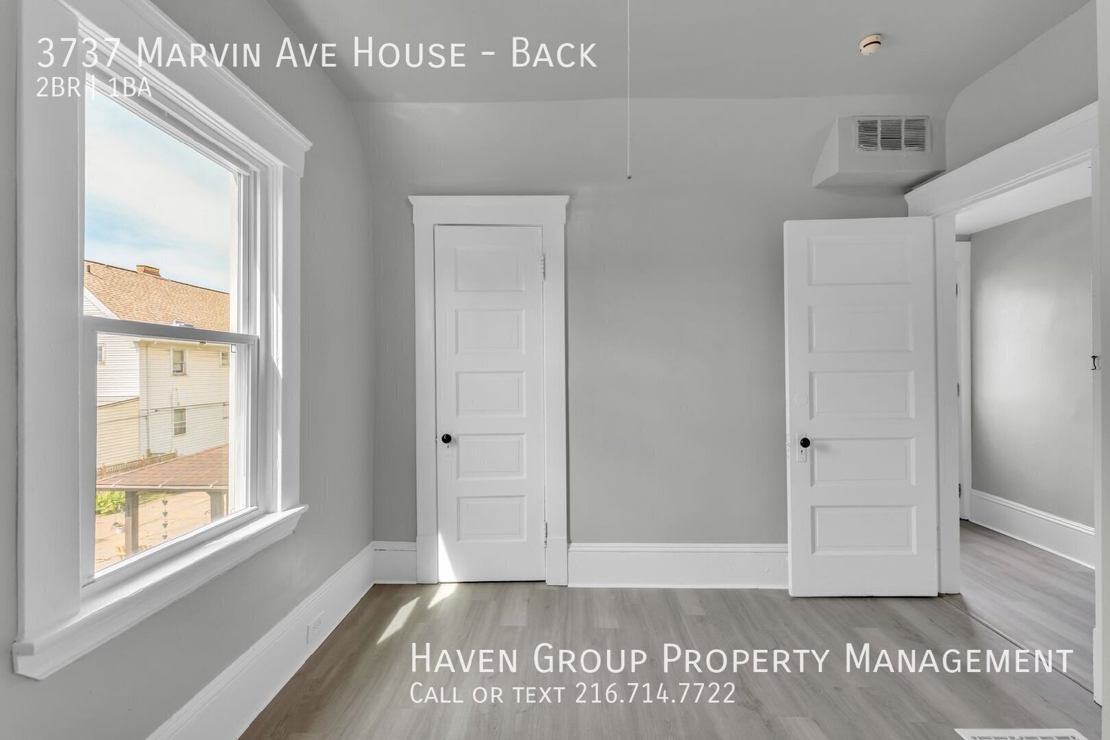 3735 (3737) Marvin Ave | Back House, Cleveland, OH 44109 - Spacious 2-bed 1-bath multi-family property image