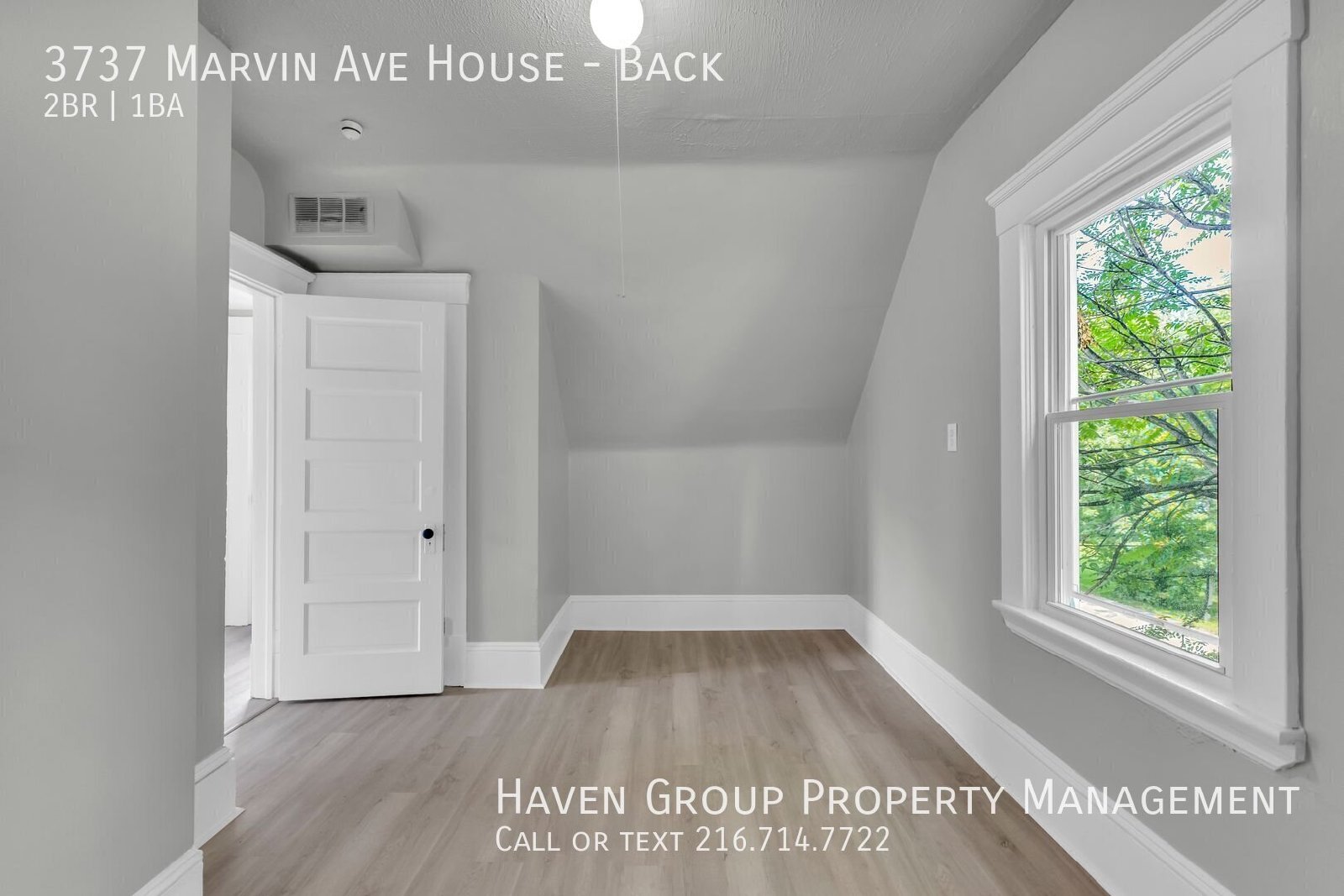 3735 (3737) Marvin Ave | Back House, Cleveland, OH 44109 - Spacious 2-bed 1-bath multi-family property image